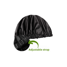 Load image into Gallery viewer, NEW! Adjustable Satin-Lined Shower Cap
